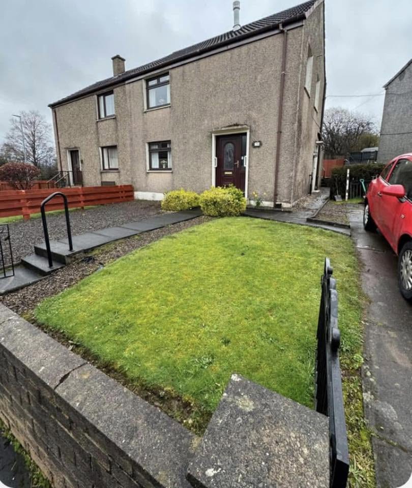 Front garden before
